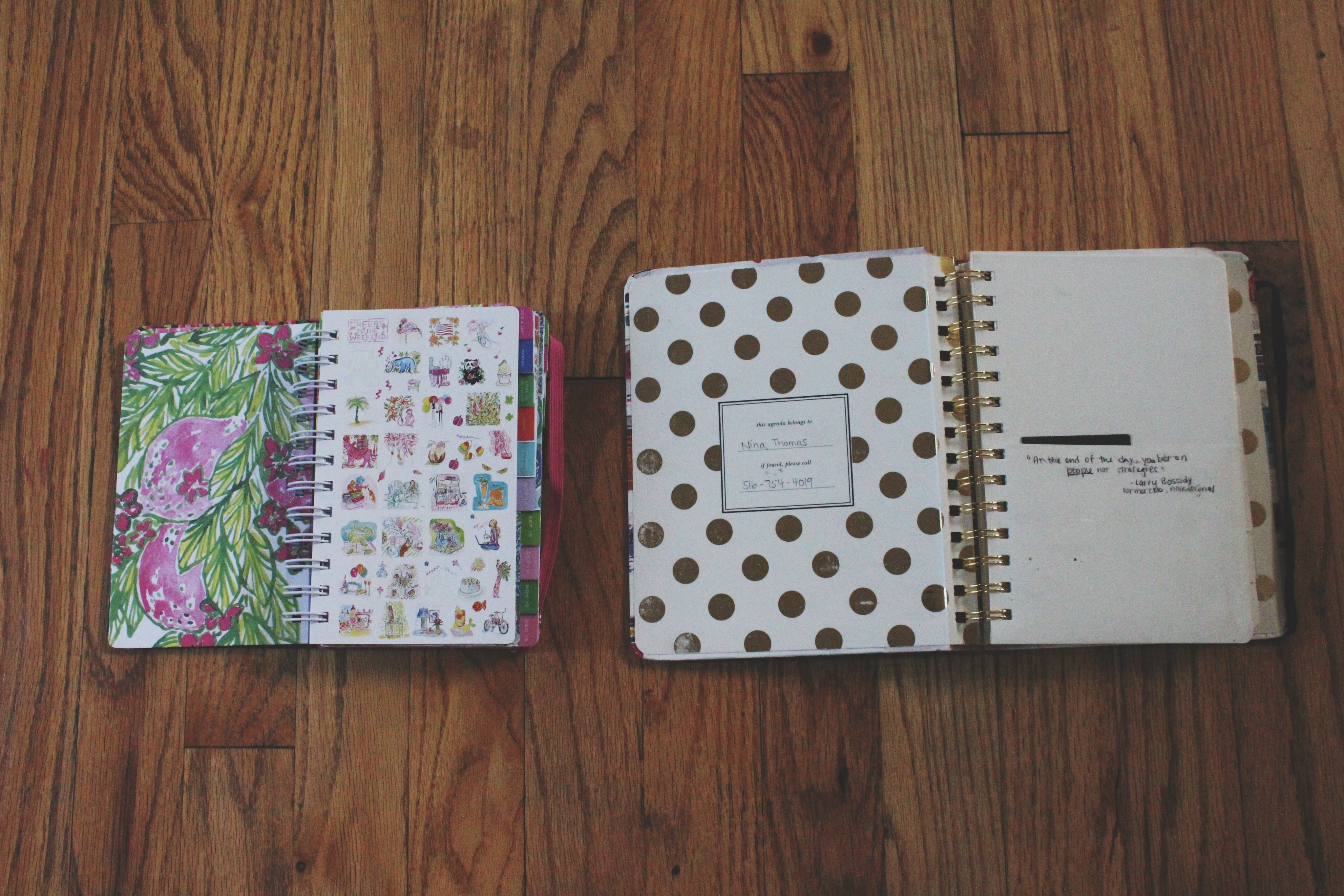 Kate Spade Vs. Lilly Pulitzer Agenda | Brown Like Curry